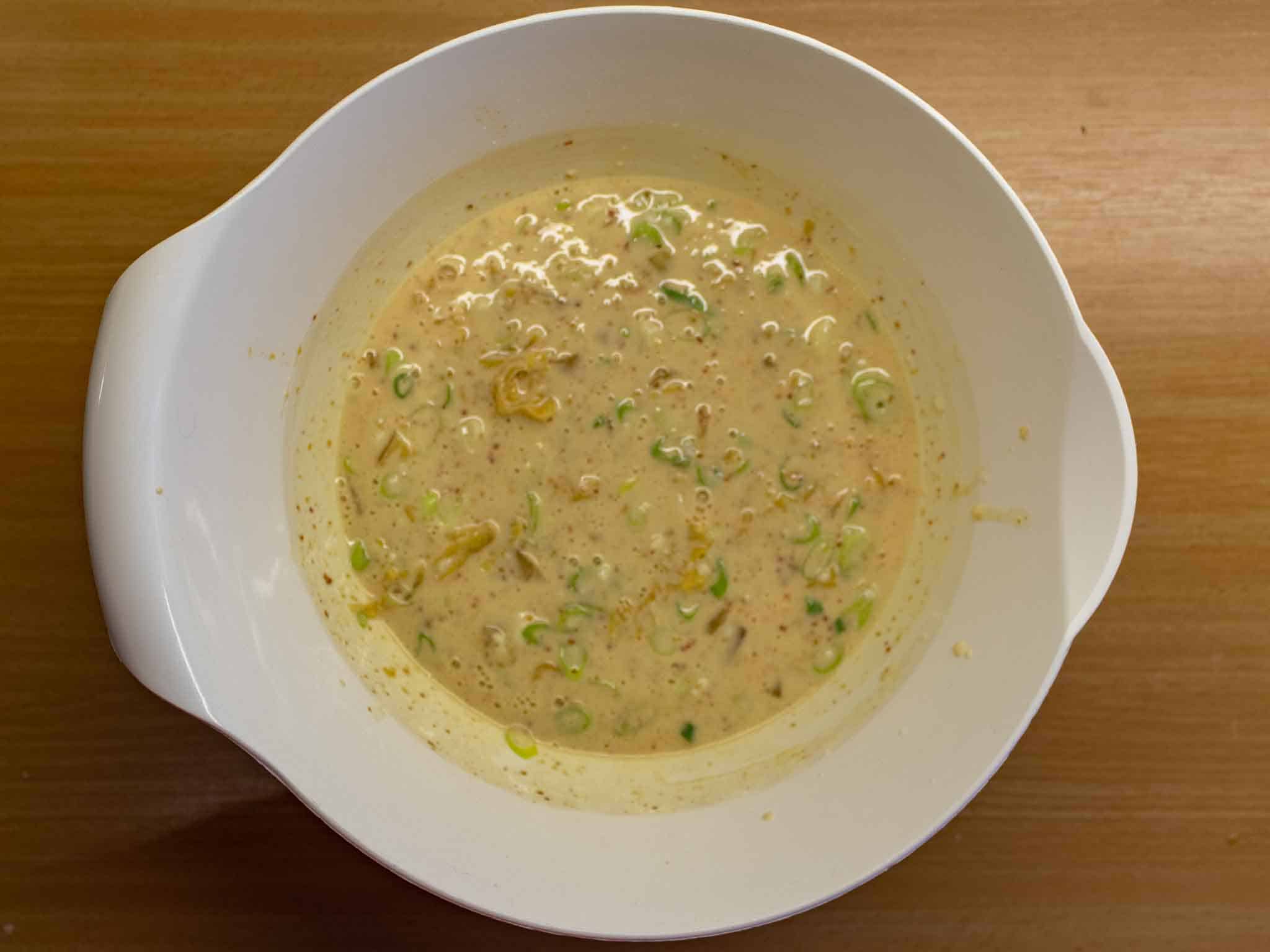 Beslag voor Kimchi pannenkoeken