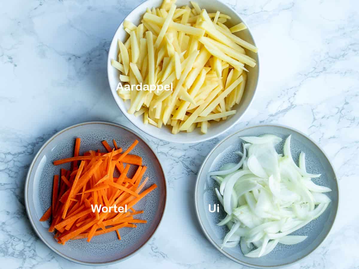 Ingrediënten Gamja Bokkeum