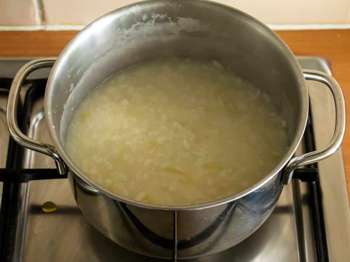 Chinese Rijstepap klaar