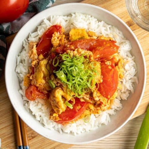 Tomaat met Ei Stir Fry