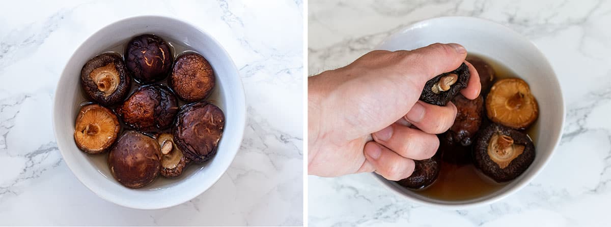 Shiitake weken voor Vegetarische Loempia's
