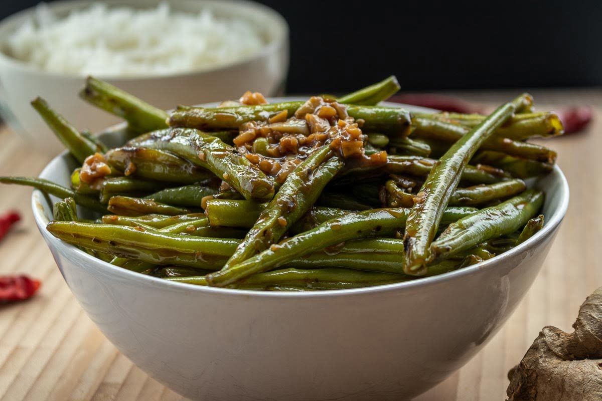 Sperziebonen uit de Wok