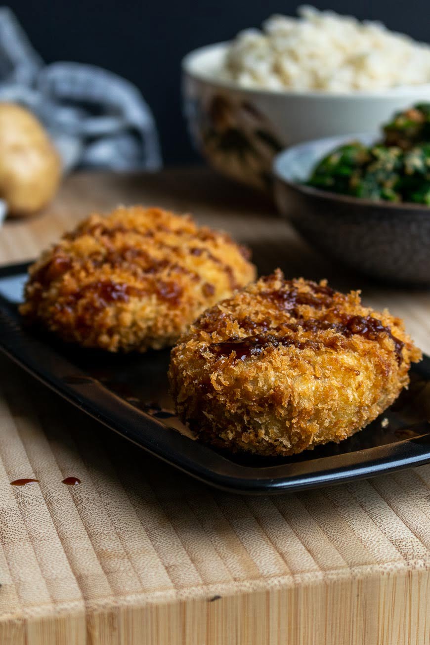Japanse aardappelkroket Korokke
