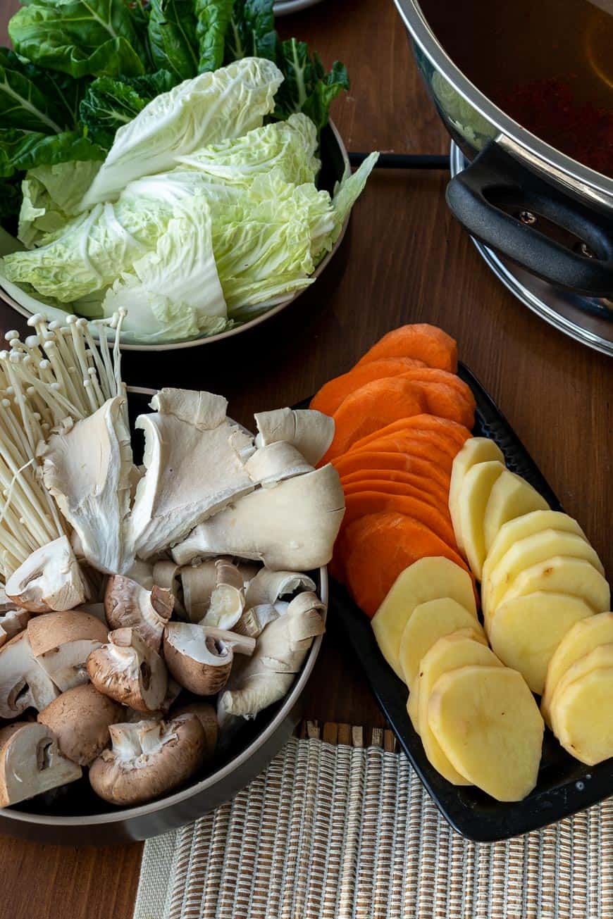 Groenten voor Hot Pot