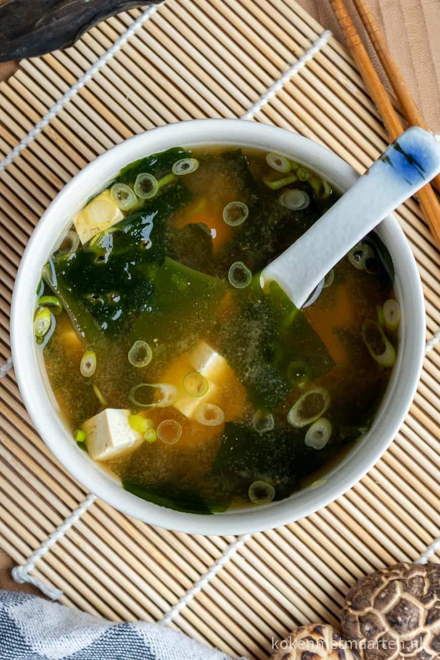 Miso soep met tofu