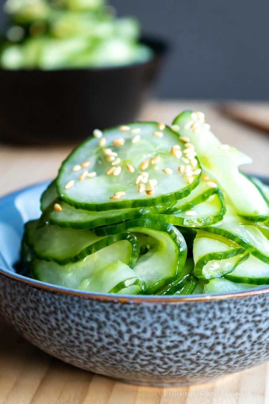Japanse Komkommersalade (Sunomono)