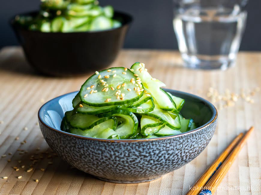 Japanse Komkommersalade (Sunomono)