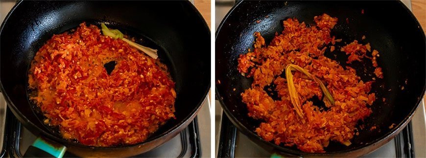 Sambal Badjak bakken