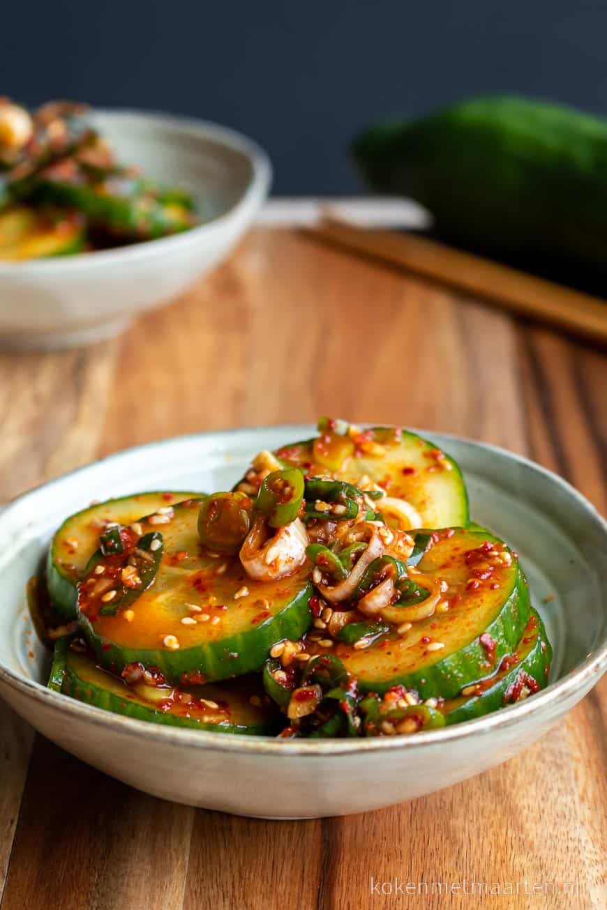 Pittige Komkommersalade (Oi Muchim)
