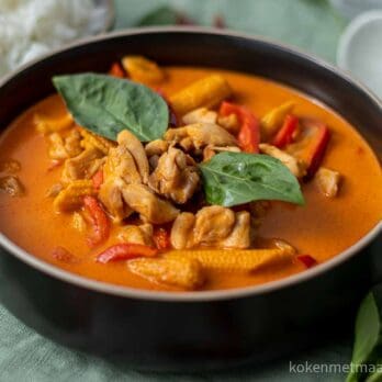 Rode Curry met Kip