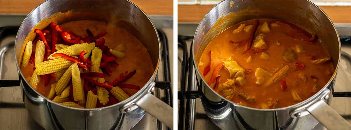 Curry afmaken voor Rode Curry met Kip