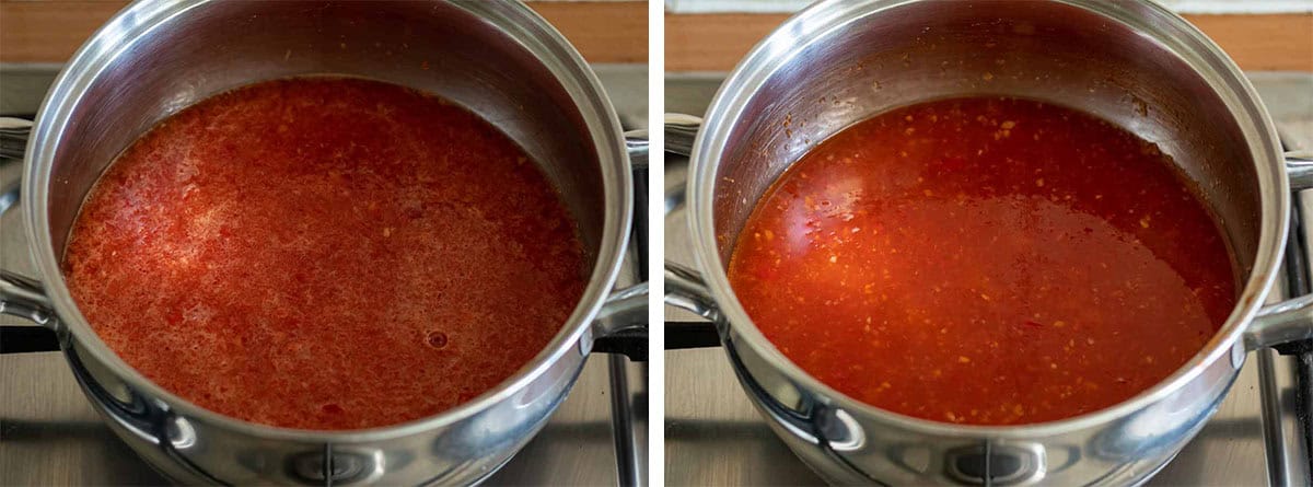 Sweet Chili Saus koken