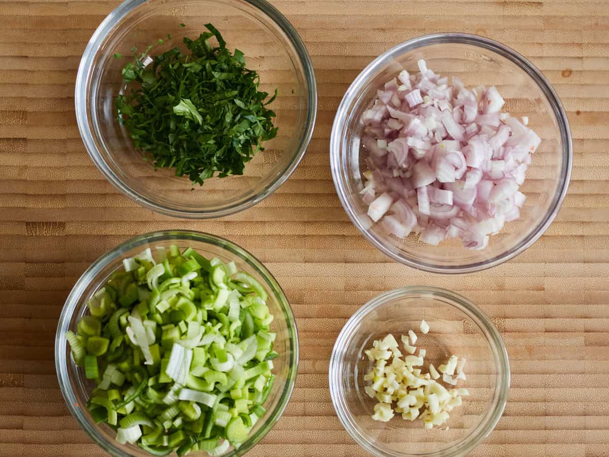 Ingredienten voor Indische Maiskoekjes (Frikadel Djagoeng)