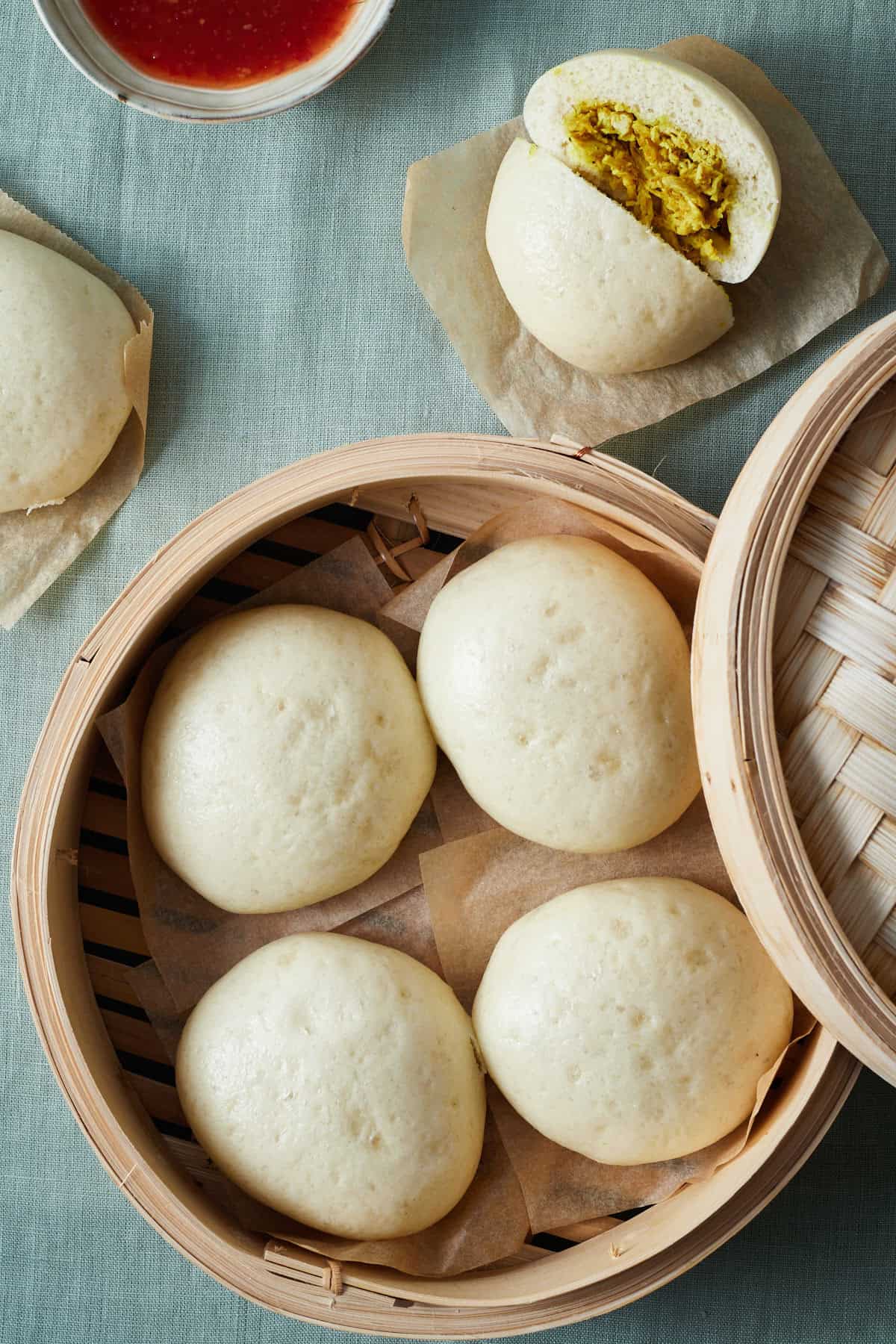 Indische Bapao met Kip