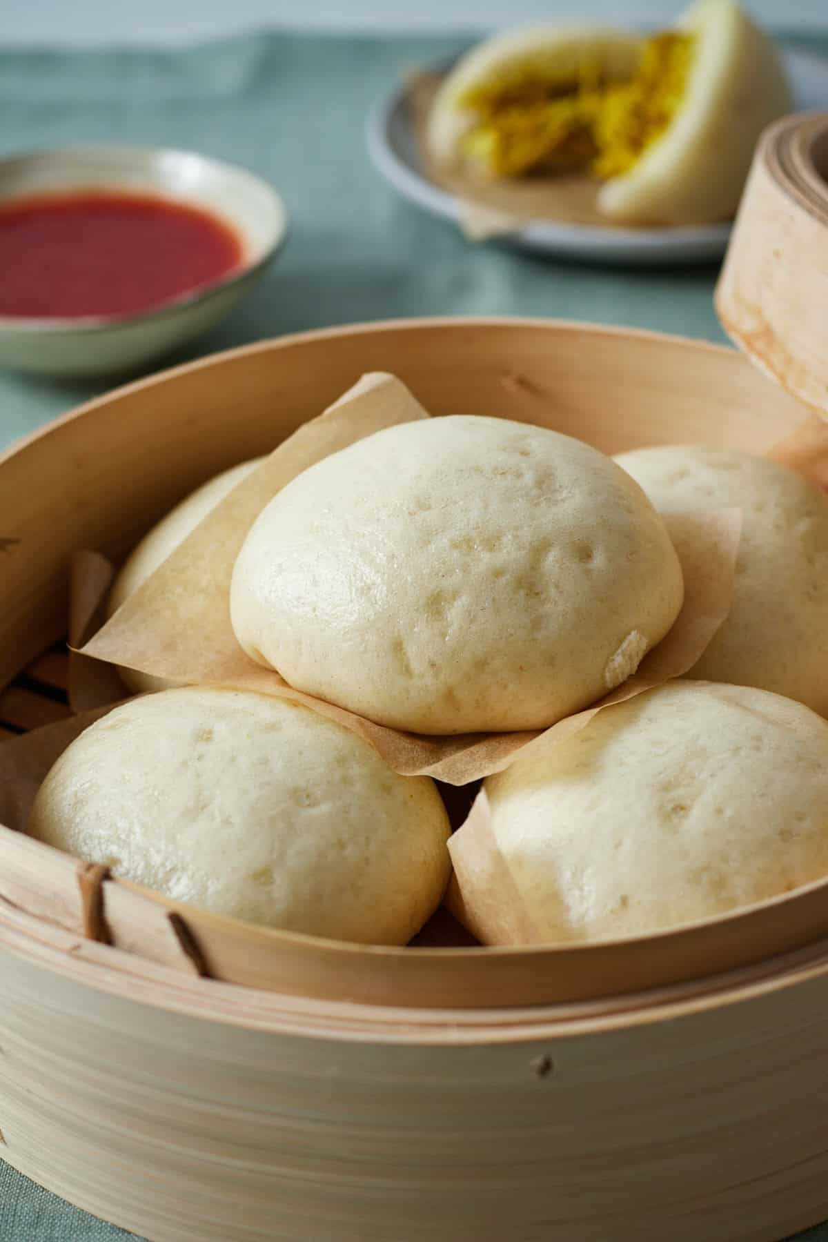 Indische Bapao met Kip